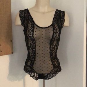 Black Fuchsia by Yelena Bodysuit Teddy